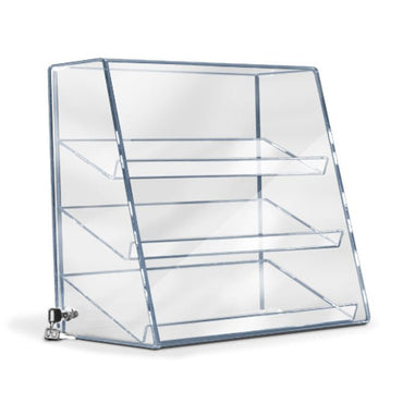 Acrylic Slanted-Front Angled Shelf Case - Braeside Displays